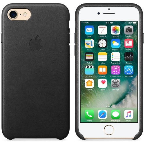 APPLE Custodia in pelle per iPhone 8 / 7 - Nero APPLE Custodia in pelle per iPhone 8 / 7 - Nero
